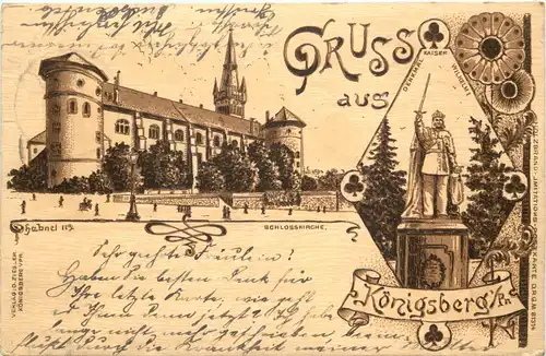 Gruss aus Königsberg - Litho -693202