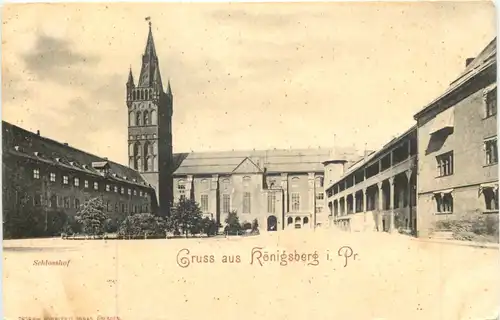 Gruss aus Königsberg - Schlosshof -693212