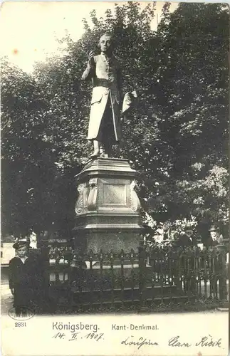 Königsberg - Kant-Denkmal -693262