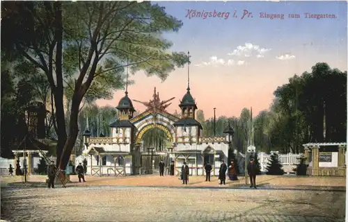 Königsberg - Eingang zum Tiergarten -693408