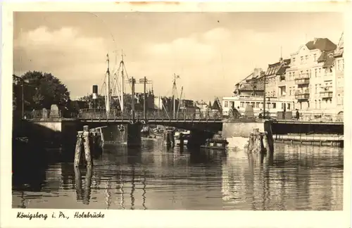 Königsberg - Holzbrücke -693566