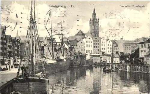 Königsberg - Das alte Hundegatt -693454