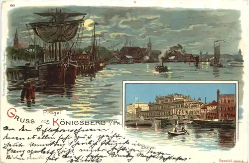 Gruss aus Königsberg - Litho -693462