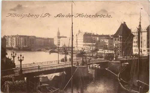 Königsberg - An der Kaiserbrücke -693618