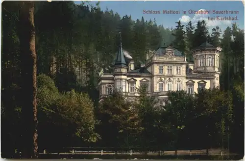 Schloss Mattoni in Giesshübl Sauerbrunn bei Karlsbad -693900