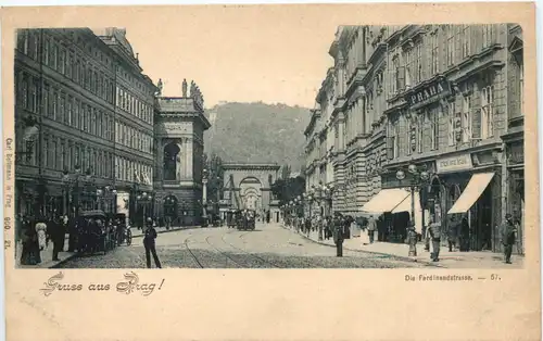 Gruss aus Prag - Die Ferdindstrasse -693930