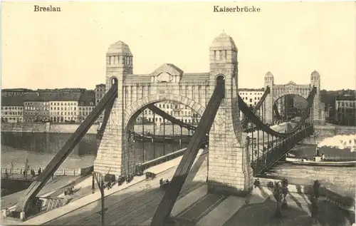 Breslau - Kaiserbrücke -693996