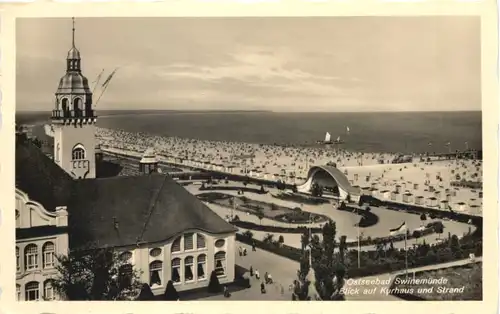 Swinemünde - blick auf Kurhaus -694002