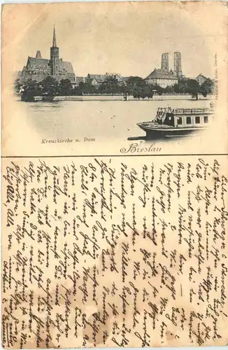 Breslau - Kreuzkirche und Dom -694056
