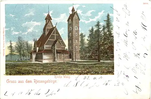 Riesengebirge - Kirche Wang -694136