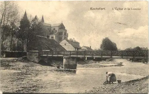 Rochefort - L Eglise et la Lomme -694420