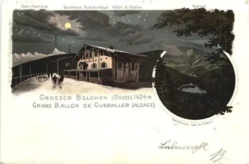 Grosser Belchen - Grand Ballde Guebviller - Litho -694278