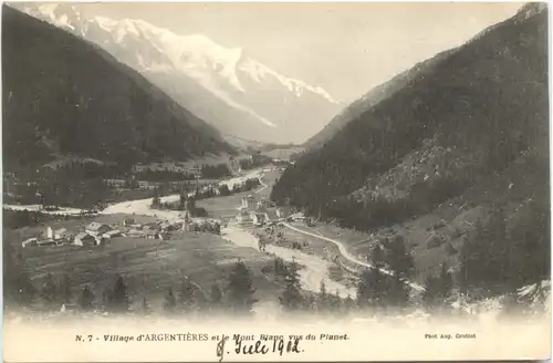 Argentiere et le Mont Blanc -694264