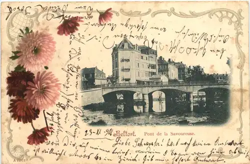 Belfort - Pont de la Savoureuse - Litho -694436