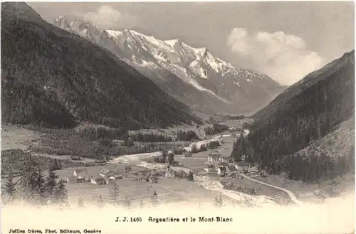 Argentiere et le Mont Blanc -694262