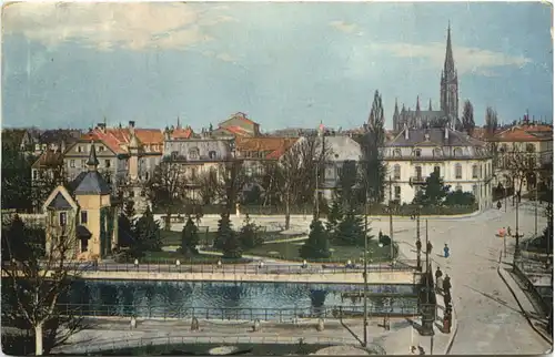 Mülhausen - Blicvk vom Bahnhof -694426