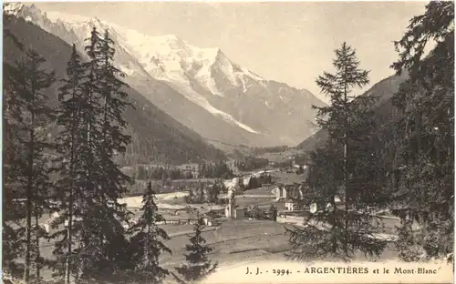 Argentiere et le Mont Blanc -694272