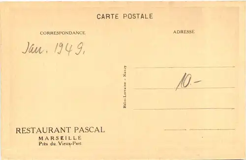 Marseille - Restaurant Pascal -694384