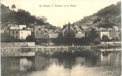 Dinant - Abattoir et la Meuse -694418