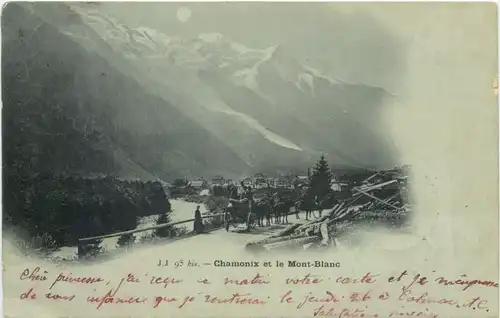 Chamonix et le Mont Blanc -694374
