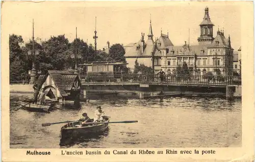 Mulhouse - L ancien bassin du Canal du Rhone -694424