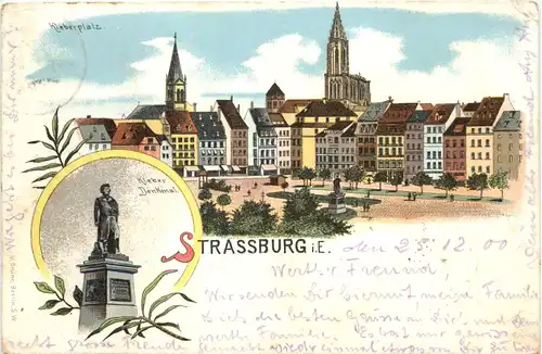 Strassburg im Elsass - Litho -694434