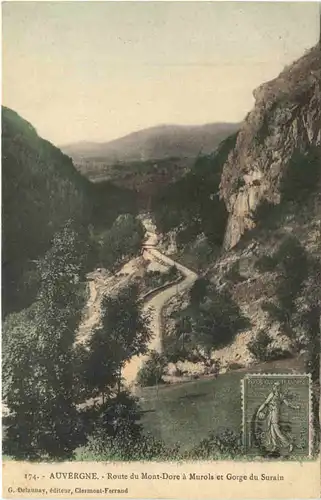 Route du Mont Dore a Murols -694450