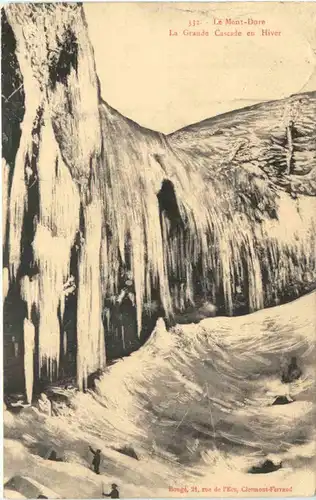 Mont Dore - Grande Cascade en Hiver -694454