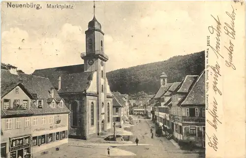 Neuenbürg - Marktplatz -694794