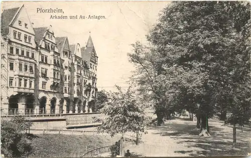 Pforzheim - Arkaden und Au-Anlagen -694782