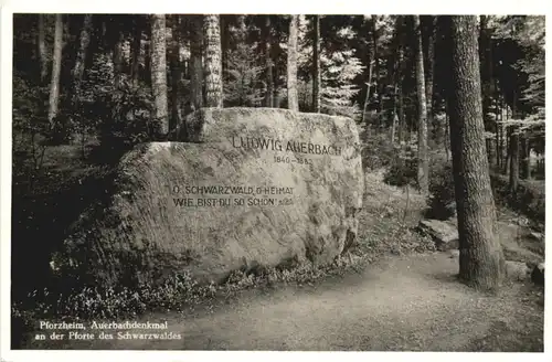 Pforzheim - Auerbachdenkmal -695052