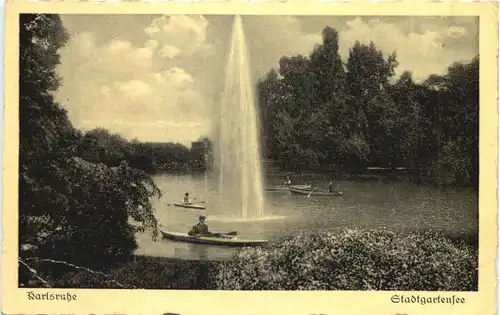 Karlsruhe - Stadtgartensee -695150