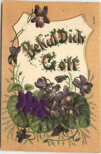 Behüt dich Gott - Prägekarte -695296