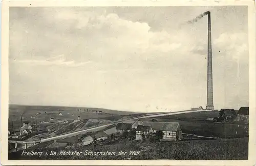 Freiberg - Höchster Schornstein der Welt -695438