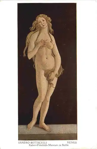 Künstler Ak Sandro Botticelli - Erotik -695448