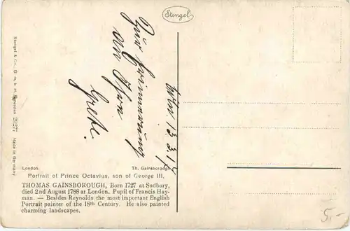 Künstler Ak Thomas Gainsborough -695460