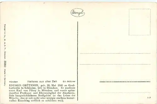 Künstler Ak Eduard Grützner -695496