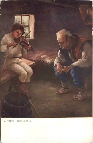 Künstler Ak J. Pstrak -695526