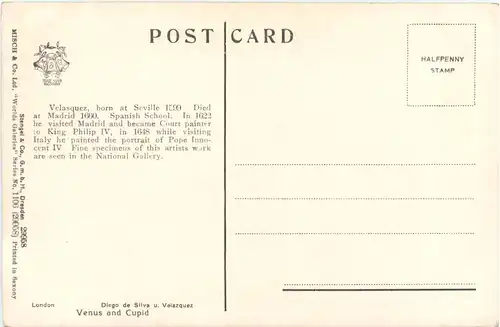 Künstler Ak Velasquez - Erotik -695630