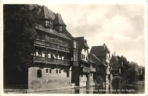 Nürnberg, Goldenes Haus an der Pegnitz -552292