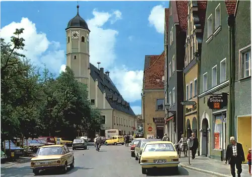 Weiden, Unterer Markt und Rathaus -552256