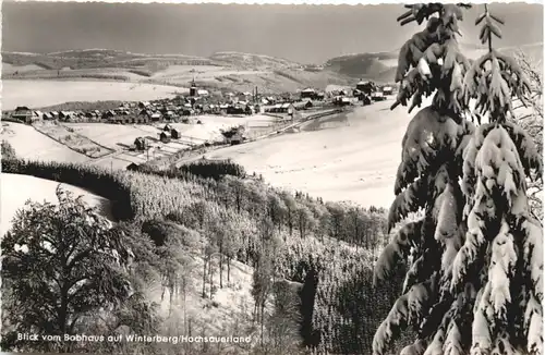 Blick vom Bobhaus auf Winterberg -552412