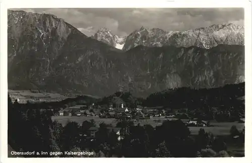 Oberaudorf, gegen Kaisergebirge -552472