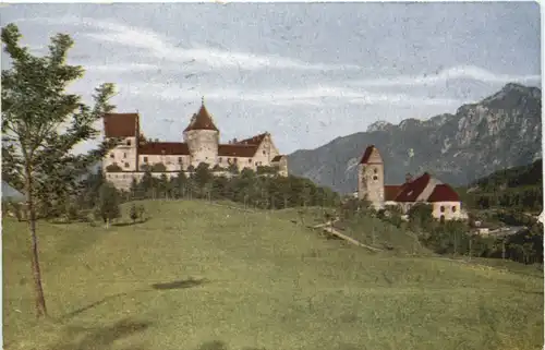 Füssen, Schloss, mit Baumgarten -552514