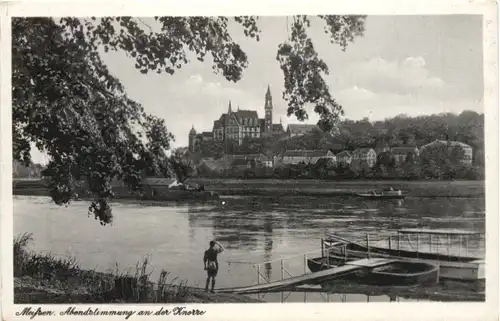 Meissen, Abendstimmung an der Knorre -552478