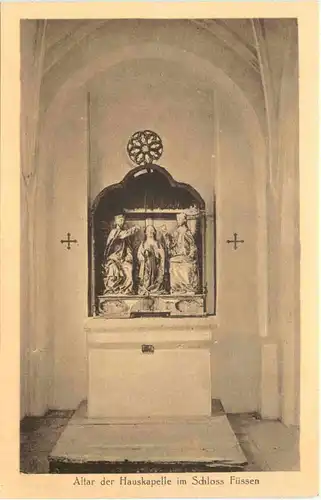 Füssen, Schloss, Altar der Hauskapelle -552502