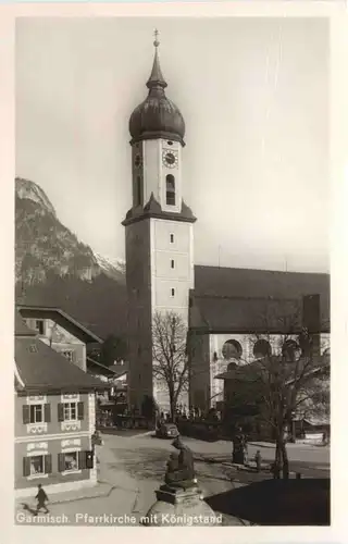 Garmisch, Pfarrkiche mit Königstand -552578