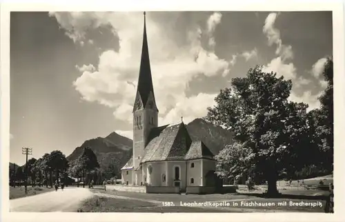 Fischhausen, Leonhardikapelle mit Brecherspitz -552450