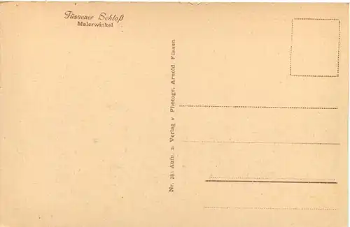 Füssen, Schloss, Malerwinkel -552510