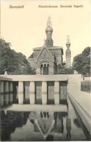 Darmstadt, Künstlerkolonie Russ. Kapelle -552752